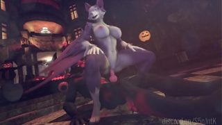 Furry Yiff Halloween animations compilation [HD]