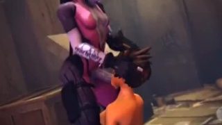 Overwatch Widowmaker and Tracer Fuck