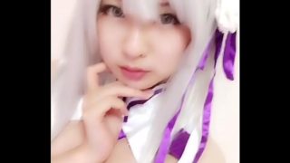 Xidaidai cosplay Emilia from Re : zero anime  – https://asiansister.com/