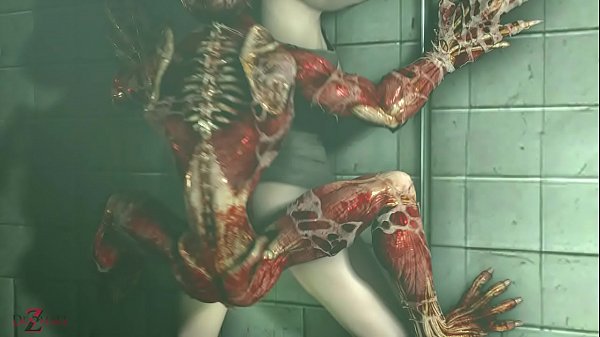 RESIDENT EVIL 2 REMAKE Licker Claire Redfield Anime XXX