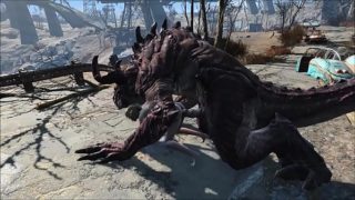 Fallout 4 Katsu and the Deathclaw