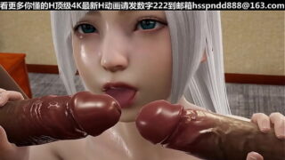 3D经典动画之白发女神大战非洲大黑吊