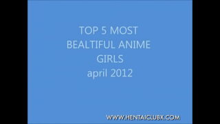 anime hentai TOP 5 Most Beautiful EcchiHaremShounen Anime Girls