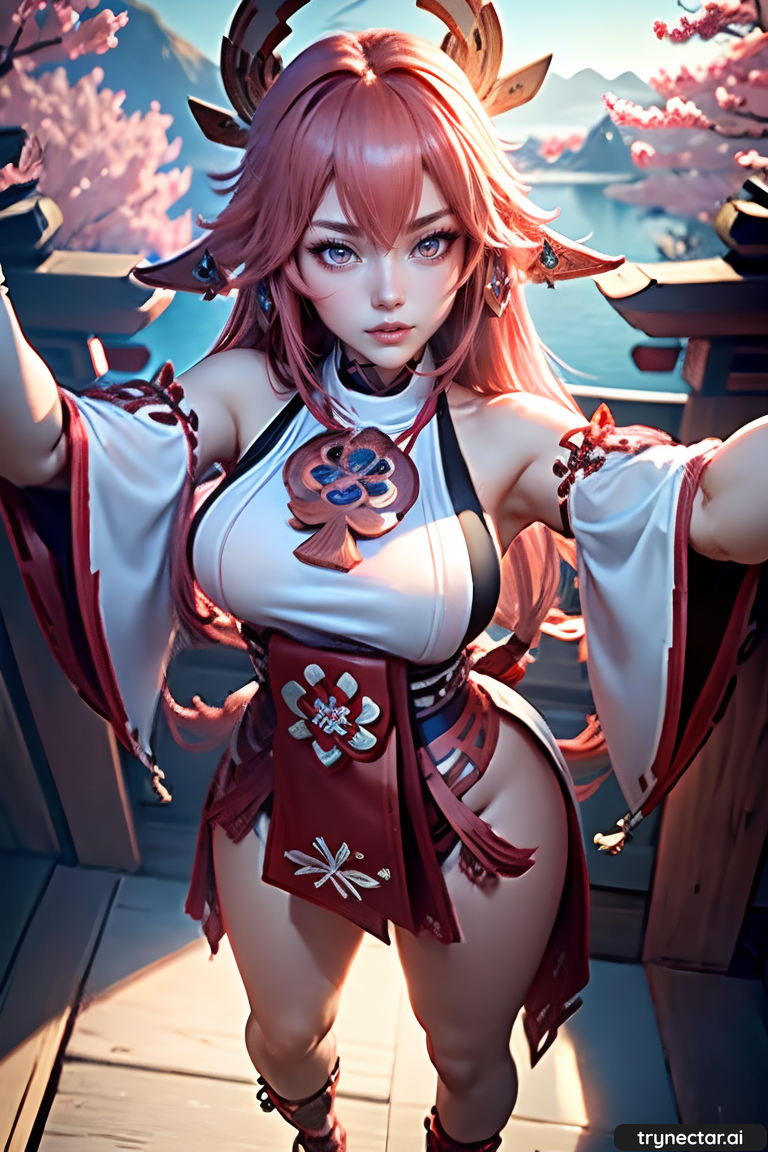 ai_generated genshin_impact hentai nsfw yae_miko