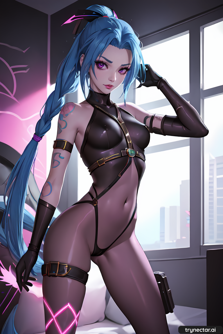 ai_generated hentai jinx_(league_of_legends) league_of_legends waifu2x