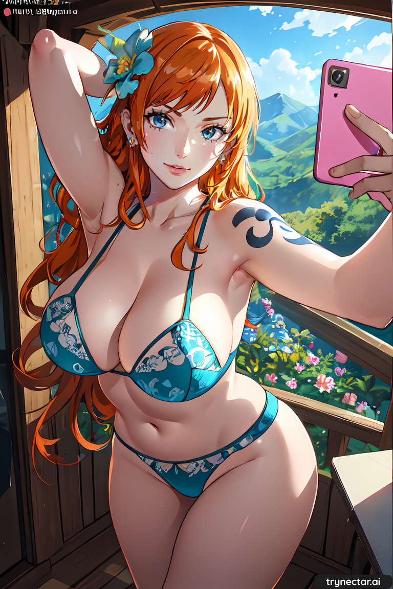 Anime - ai generated aiart anime hentai nami nami (one piece) - Anime