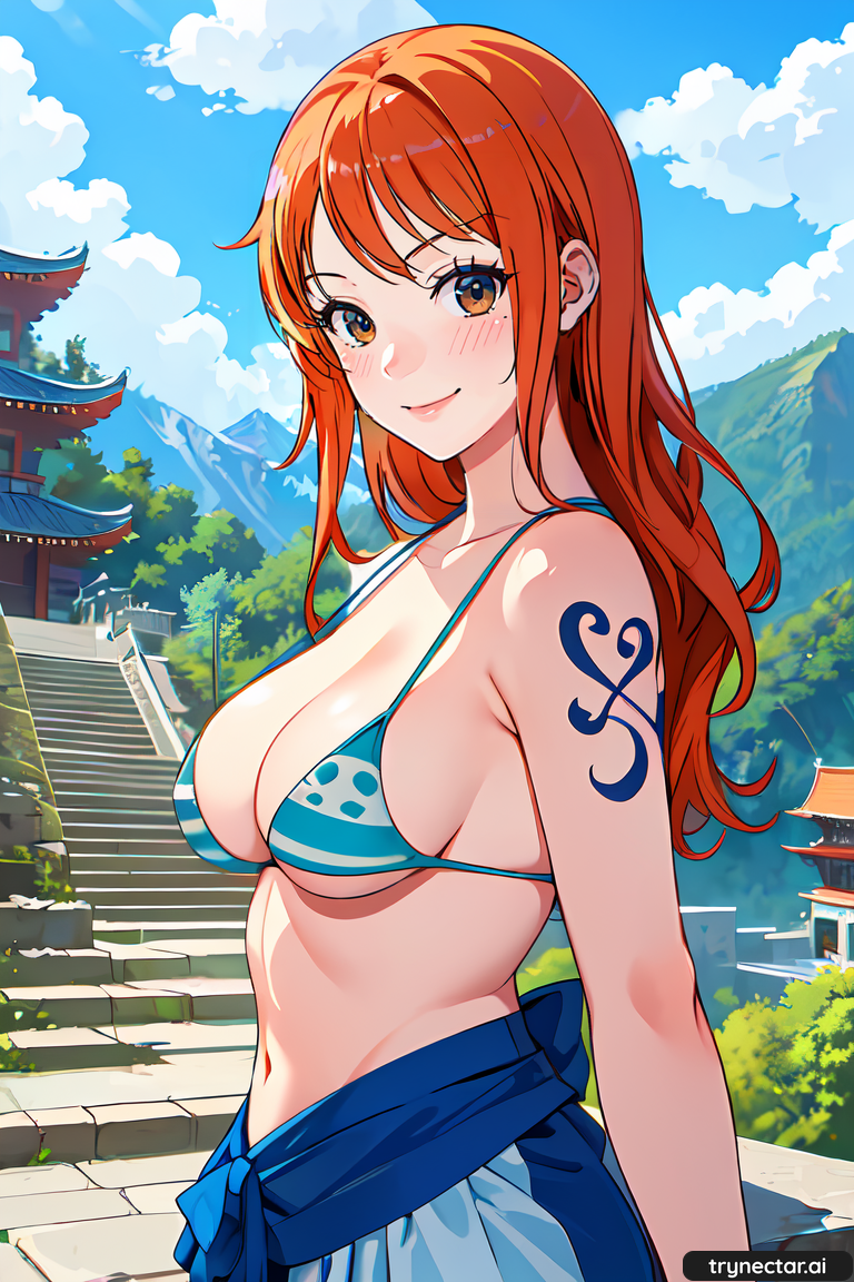 Anime - ai generated aiart anime hentai nami nami (one piece) - Anime