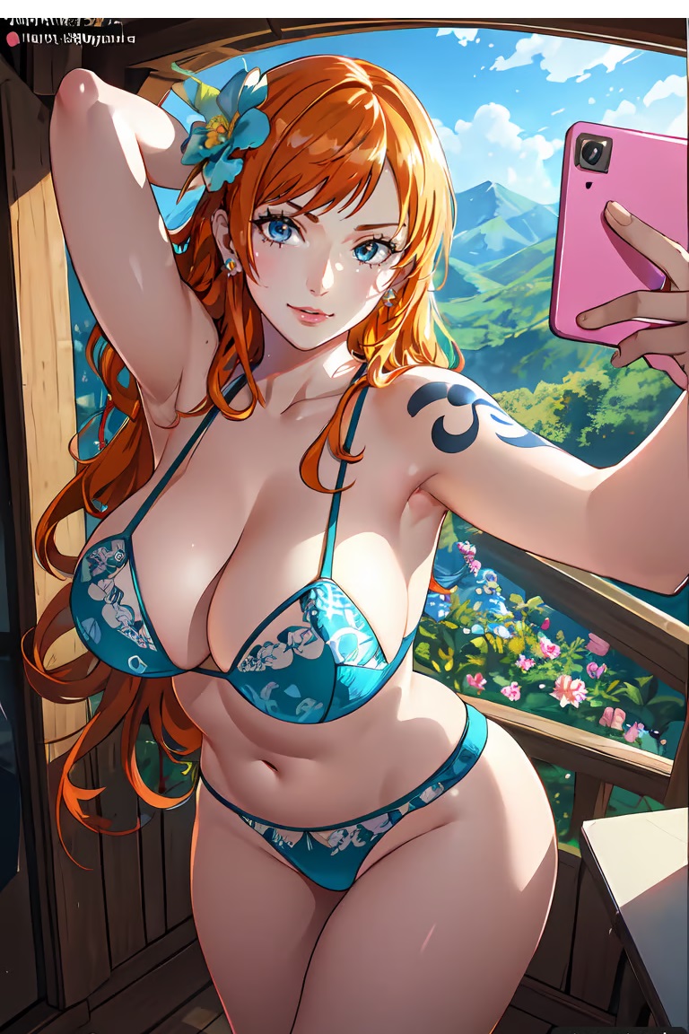 Anime - ai generated anime big breasts bigboobsperv hentai nami - Anime