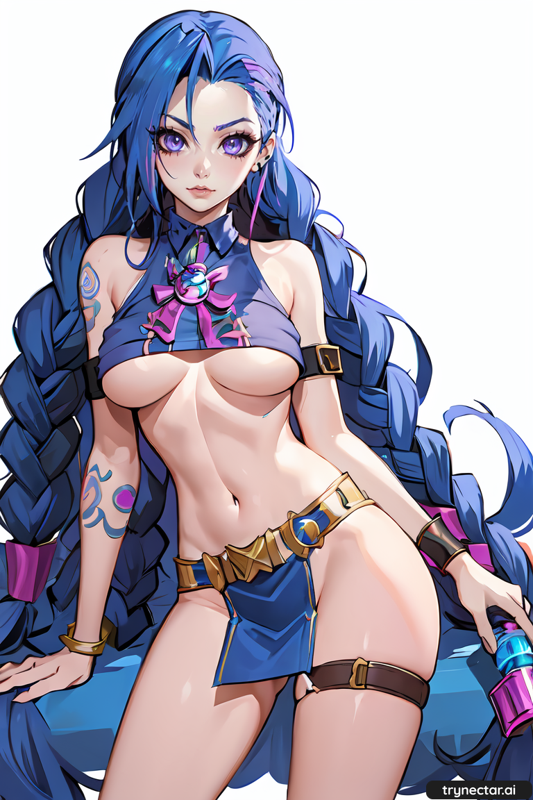 aigeneratedp aiwaifu anime hentai jinx_(league_of_legends) trynectar.ai