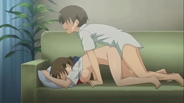 600px x 337px - Oyasumi Sex - Sleeping Sex On The Sofa - Anime XXX