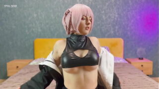 Nazuna Nanakusa fucks her trans sex doll and gets an orgasm